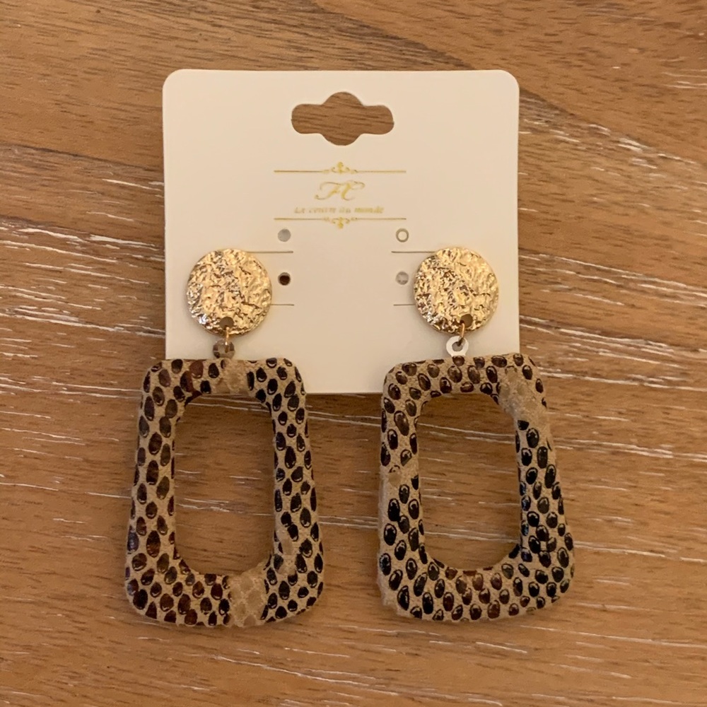 Animal Print Earrings
